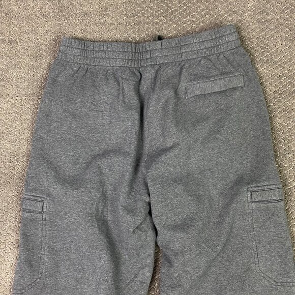 Nike Cargo Sweatpants Men's Large Gray Sportswear Club Fleece Joggers 586385 071 - Picture 5 of 14